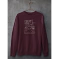 thumbnail image 3 of Forest Camping Nature Lineart Sweatshirt Women -Image by Shutterstock, Female Small, 3 of 4