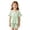 Light Green, variant on Toddler Girl Summer Outfits Short Sleeve Cloud Print Cute Cartoon Loungewear For Comfy Cute Sets Size 12-24 Months