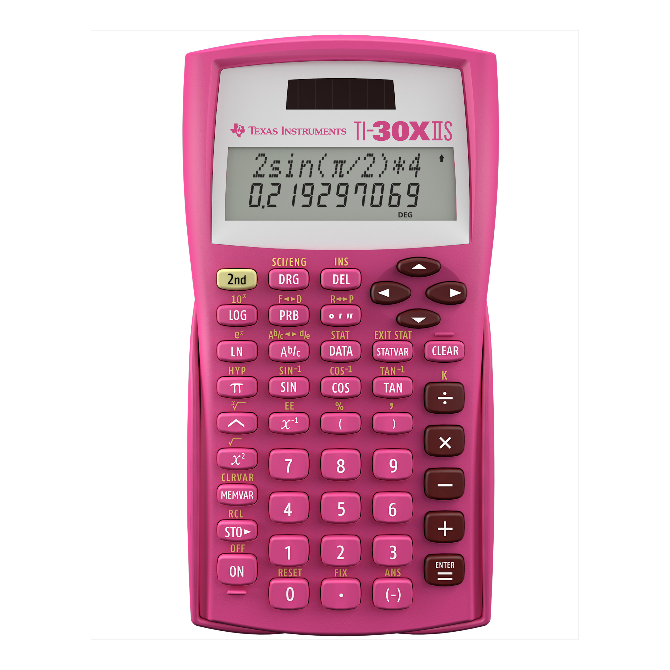 Texas Instruments TI-30XIIS Scientific Calculator, Pink photo 1