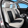 thumbnail image 7 of Wartlyen Car Seat Covers，Front and Rear, Fits TOYOTA CAMRY 2023, Gray & Black 5 Pieces, 7 of 7