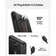 thumbnail image 2 of Power Bank VEEKTOMX de 10000 mAh con cables integrados y enchufe de pared, 2 of 8