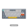thumbnail image 1 of iBlancod Wireless Tri-Mode Mechanical Keyboard YK75 with 84 Keys, 5 Brightness Levels, 17 Lighting Effects, Instant Win/Mac Switching, All-Key Anti-Ghosting, Built-in Rechargeable Battery, Compatible, 1 of 7