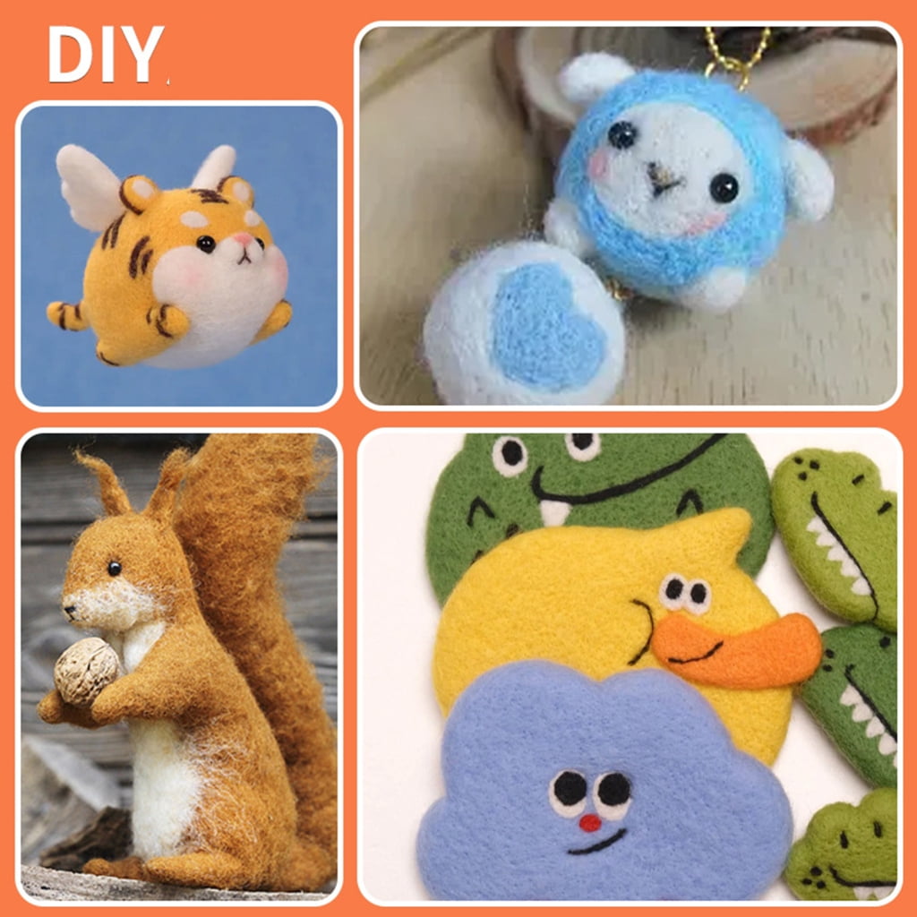 Needle Felting Supplies with Felting Needle Pen Wool Felted Tool for Beginner