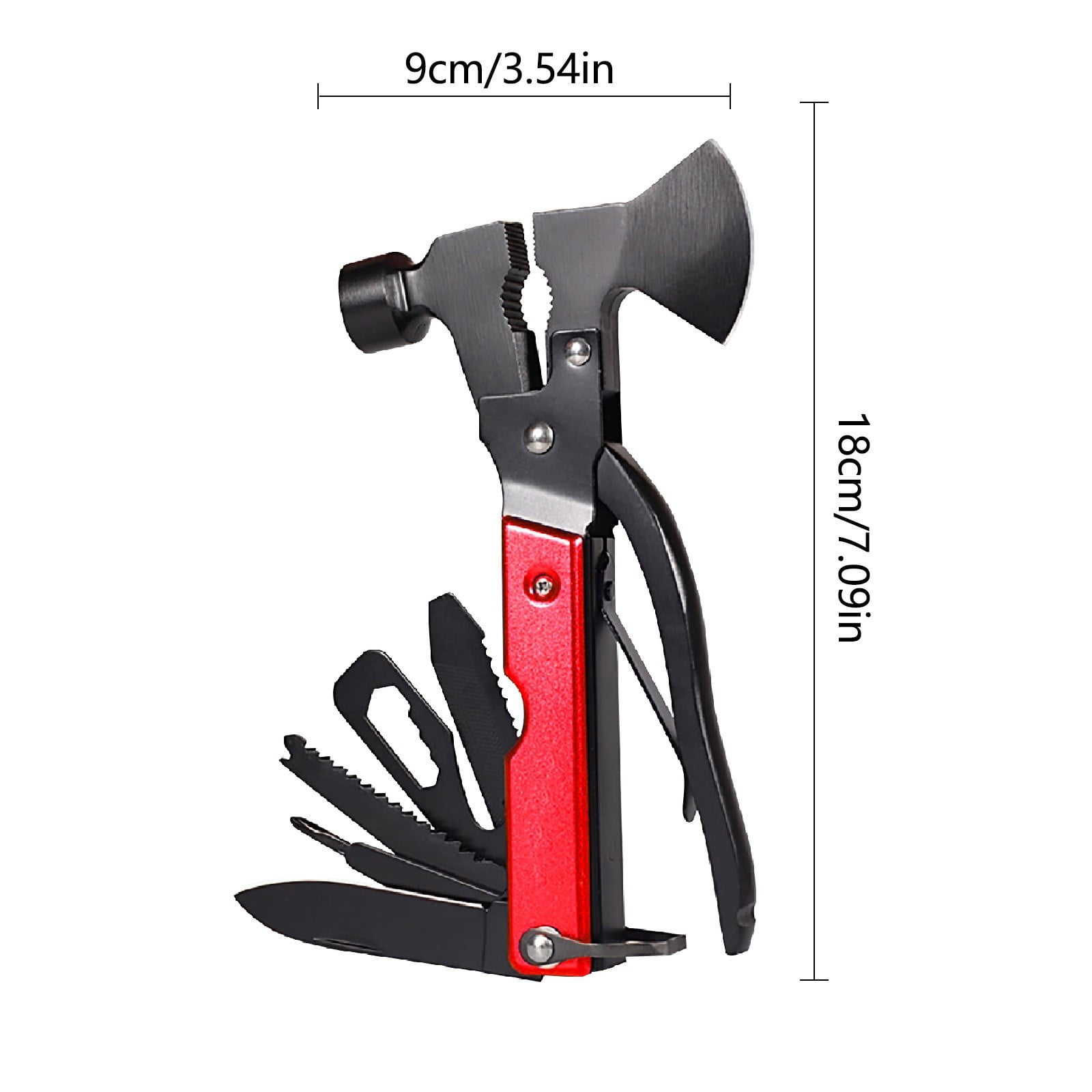 Ycolew Multitool Hammer 14in1, Camping Accessories Survival Gear, Cool Gadgets for Men, Anniversary Unique Gifts for Him Boyfriend Husband, Mens Gifts for Birthday, Tools for Men
