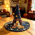 thumbnail image 2 of IAJDKMEK Tall Witch Hat for Halloween Costumes, Wizard Hat for Adults, Pointed Witch Hat Party Accessory, 2 of 3