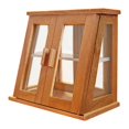 thumbnail image 1 of Mueble de panadería para casa de muñecas, muebles para casa de muñecas, miniatura de accesorios para casa de muñecas 1:12 Cerezo 2 puertas, 1 of 9