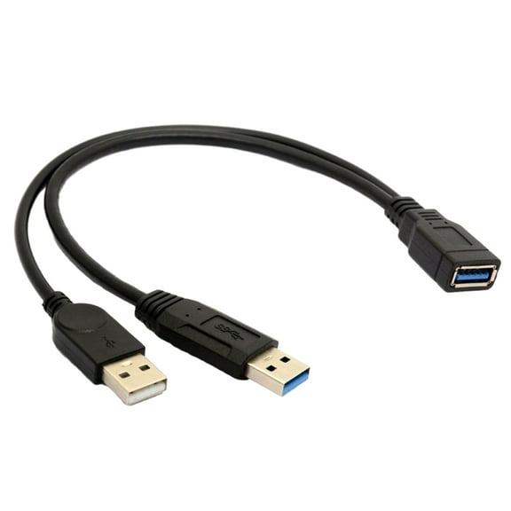 USB 3.0 Male to 2USB Female Adapter Support Charging Single Data Transfer USB Splitter Adapter USB Extension Cable