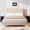 White, variant on Floating Bed Frame King Size with Smart Led Lights, Upholstered Platform Bed with Diamond Headboard, Solid Wood Slats Support, No Box Spring Needed, Noise-Free, Easy Assembly, Black