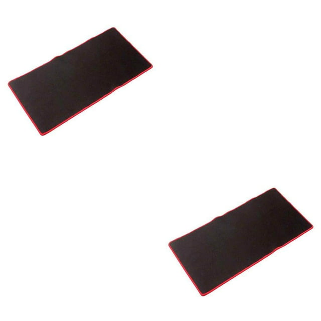 Youkk Non Wear Resistant Computer mouse pad Notebook Soft Edge Seamed Mouse Pad Office Rubber Fabric Mat Multiple size red 300*350*3mm 2Set