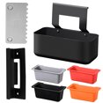 thumbnail image 2 of YAOMOBB Heat-resistant Liner Oil Box Liner Leakproof Large Capacity Reusable Smooth Surface Grease Cup Liner Replacement Grease Tray Liner Silicone Mat, 2 of 6