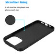 thumbnail image 6 of Takfox Liquid Silicone Gel Rubber Slim Cell Phone Case for iPhone 13 & 13 Pro & 13 Pro Max, Black, 6 of 6