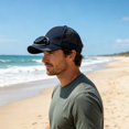 thumbnail image 5 of Leeye Solar Fan Hat Rechargeable Baseball Cap with Built-in Cooling Fan Solar Powered USB Charging Sun Protection Hat for Outdoor Sports Hiking Fishing, B, One Size, 5 of 8