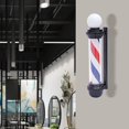 thumbnail image 4 of DENEST 32 inch Barber Pole Red White Blue Stripes with LED Light 32 * 7.5in, 4 of 9