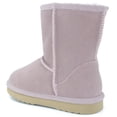 thumbnail image 3 of LostFox Women Classic Snow Boots Cow Suede Mid-calf Winter Warm Shoes Non-slip Outdoor Activities, 3 of 9