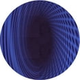 thumbnail image 1 of Ahgly Company Machine Washable Indoor Round Transitional Blue Orchid Blue Area Rugs, 4' Round, 1 of 7