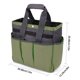 thumbnail image 3 of Bolsa organizadora para herramientas de jardín Bolsa de almacenamiento con bolsillo Bolsa resistente para jardín Caddy Kit de herramientas de jardinería para interior y exterior para hombres y mujeres, 3 of 8