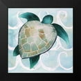 thumbnail image 2 of Medley, Elizabeth 12x12 Black Modern Framed Museum Art Print Titled - Sea Creatures on Waves III, 2 of 5