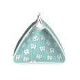 thumbnail image 3 of Lsque Cartoon Teeth1 Printed Long Tissue Box Cover Holder, Facial Paper Organizer Dispenser,Triangle with Bottom Belt, PVC Leather Decorative Organizer, 3 of 9