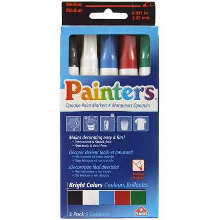 elmer s painters paint markers medium tip bright colors 5pk walmart com elmer s painters paint markers medium tip bright colors 5pk walmart com