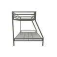 Mainstays Premium Twin over Full Metal Bunk Bed, Gray