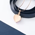thumbnail image 4 of Heart Urn Locket Cremation Jewelry for Ashes Holder Dolphin Memory Necklace Sea Waves Ash Urn Necklace Memorial Jewelry, 4 of 7