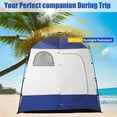 thumbnail image 3 of GVDV Camping Shower Tent, 2 - Person Privacy Tent with Carrying Bag, 3 of 9