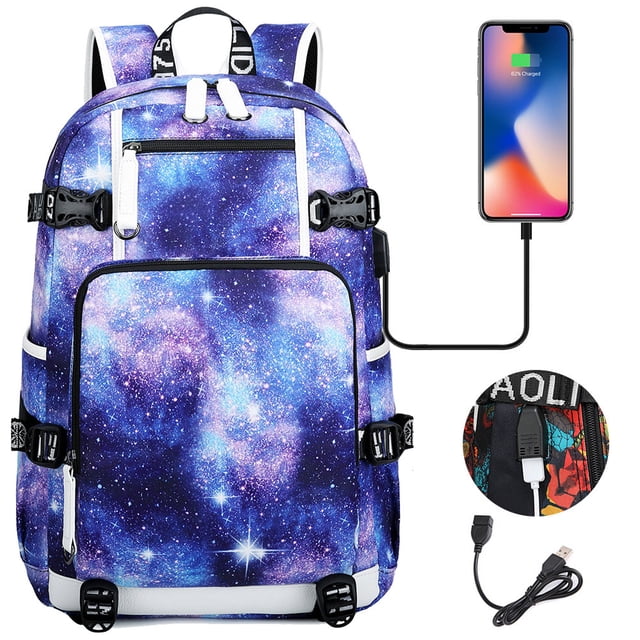 Student School Bag, With USB Charging Port, Laptop Backpack, Ultra-light Travel Bag, Unisex-SinKeeU