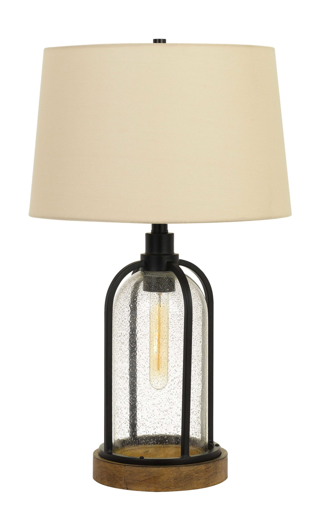 Cal Lighting Bo2840Tb Ciney 2 Light 27" Tall Buffet Table Lamp Black