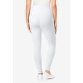 thumbnail image 3 of Woman Within Plus Size Stretch-Cotton Knit Pull-On Pocket Leggings, 3 of 6