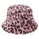 thumbnail image 1 of GOOHOCHY 1pc moda cálido sombrero de pescador mullido Otoño Invierno gorra de leopardo gorra de pescador, 1 of 7