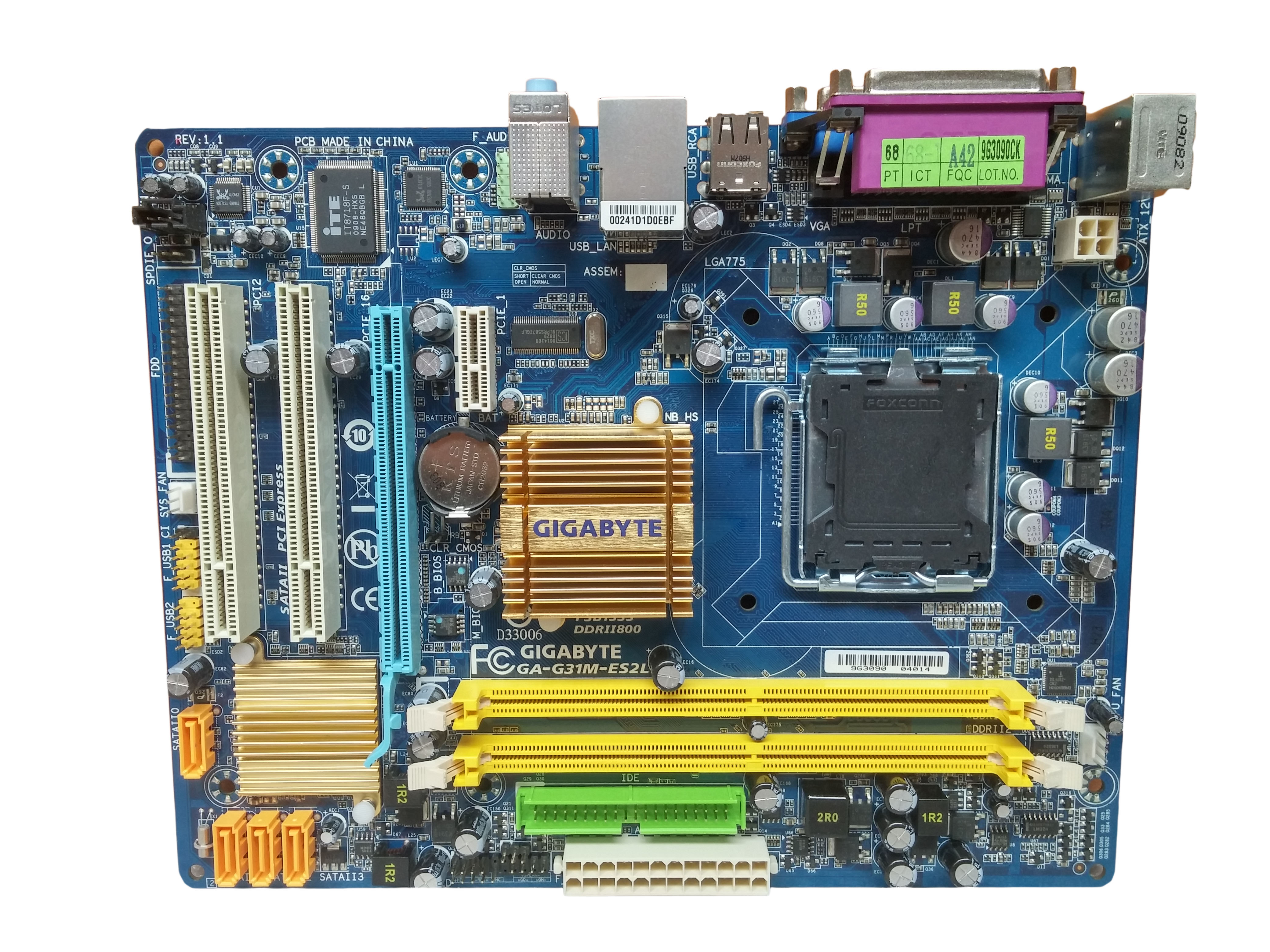 Refurbished Gigabyte Ga G31m Es2l Lga 775 Socket T Ddr2 Sdram Desktop Motherboard Walmart Com Walmart Com Refurbished Gigabyte Ga G31m Es2l Lga 775 Socket T Ddr2 Sdram Desktop Motherboard Walmart Com Walmart Com