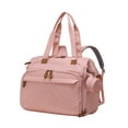 thumbnail image 3 of BELOVING Diaper Bag Backpack Travel Bag Large Capacity Wear Resistant with Shoes Compartment Pacifier Case for Clothes Trip Essentials Pink, 3 of 9