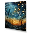 thumbnail image 2 of Designart "Sky Celestial Mosaic horizon I" Landscape & Nature Wall Art Living Room, 2 of 5