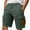 #Army Green, variant on DPTALR George Men's Button Waist Shorts Multi-Pocket Breathable Running Fitness Training Sports Shorts,Black,Big and Tall Men M