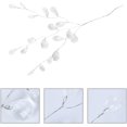 thumbnail image 3 of 50pcs Artificial Flower Stem with Crystal Acrylic Bead Drop 16cm (White), 3 of 8