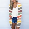 thumbnail image 2 of IROINNID Cardigan for Women Open Front On Sale Lightweight Solid Color Long Sleeve Outerwear Blouse Cardigan with Pocket,Multicolor, 2 of 5