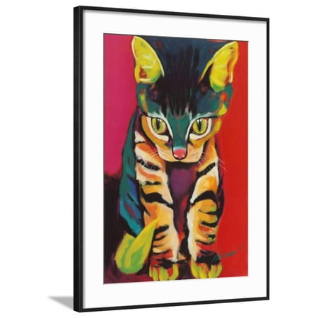 Burns Framed Print - Squirt Framed Art Print Wall Art By Ron Burns - 19x25