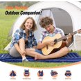 thumbnail image 4 of Hikenture Camping Sleeping Pad, UltraThick 5 Inch, Backpacking Sleeping Mat,Ultralight,Inflatable &Compact Camp Air Mattress for Tent,Cot,Hammock(H100A), 4 of 7