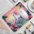 thumbnail image 2 of Unicorn 8.3x9.8 Inch Square Printed Desk Mat Mouse Pad for Office and Gaming, Non-Slip Rubber Bottom, 2 of 6