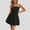 Black, variant on LNWUY Women Fashion Strapless Sleeveless Mini Dress Tube Top Bubble Skirt Short Dress Off Shoulder Corset Top Balloon Dress Khaki L