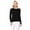 Black, variant on Women's Knit Sweater Pullover – Long Sleeve Crewneck Basic Classic Casual Knitted Soft Lightweight T-Shirt Top