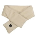 thumbnail image 1 of Bufanda térmica suave, lavable, eléctrica, con alimentación por USB, ajustable en 3 temperaturas, para interior y exterior, color beige, 1 of 14