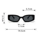 thumbnail image 2 of Gafas de sol rectangulares para mujer, gafas de sol de moda Vintage, gafas de protección Vintage con montura cuadrada estrecha Ofspeizc CPB-DE-WX320-1, 2 of 5