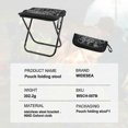 thumbnail image 5 of Widesea Camping Stool Foldable Outdoor Chairs Outdoor Fishing Lightweight Zipper Storage Portable Stainless Steel Hiking Travel Furniture, 5 of 5