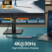 UGREEN 5 in 1 USB Hub, USB C to 4K HDMI, USB 3.0/2.0, PD 100W, Compatible for MacBook Laptop Tablets