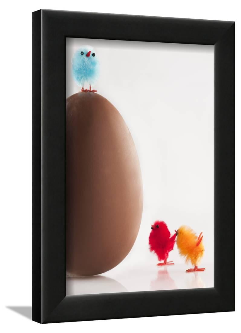 Tiny Toy By Large Chocolate Egg Framed Print Wall Art Tiny Toy By Large Chocolate Egg Framed Print Wall Art Martin Harvey Com