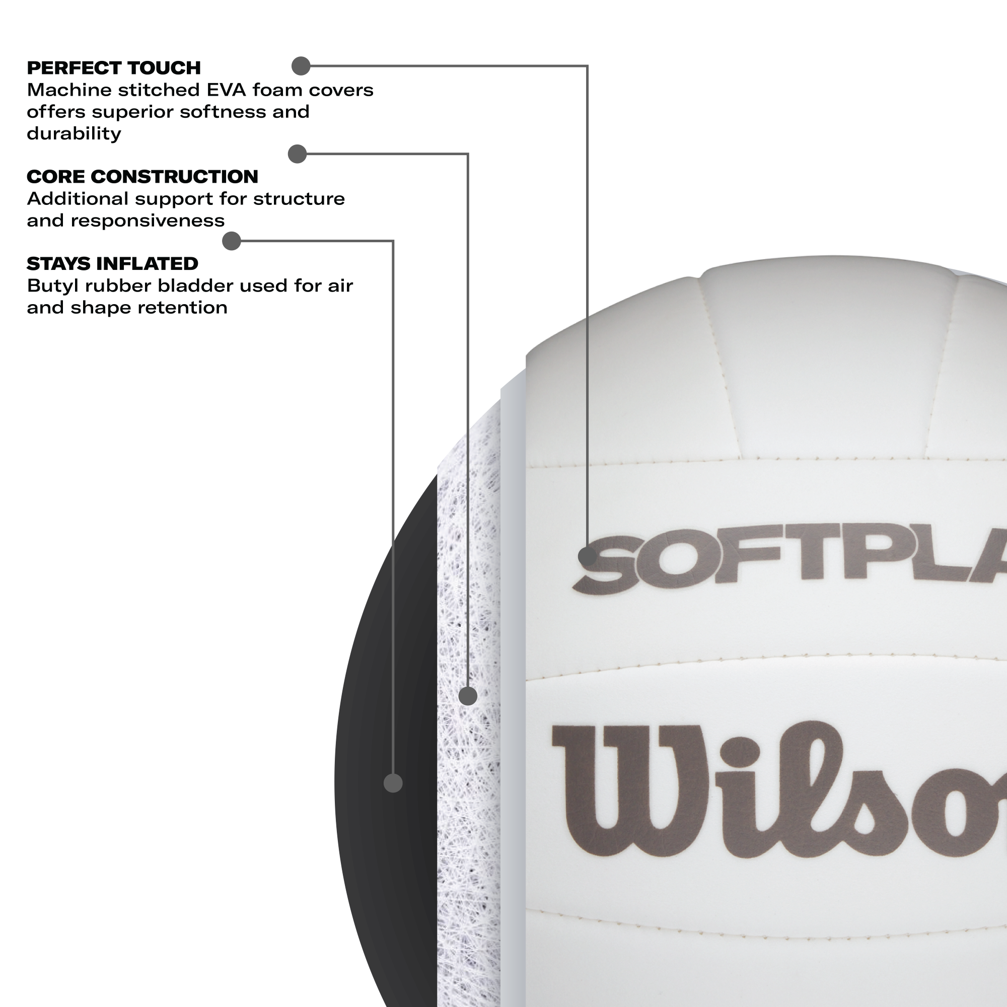 Wilson Softplay Recreational Volleyball photo 7