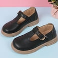 thumbnail image 5 of NOKIO Girl's Platform Penny Loafers School Uniform Flats Slip on Round Toe Dress Shoes Boys Girls Loafer Flats Slip-On Comfort School Casual Dress Shoes Little Girls Loafers, 5 of 5