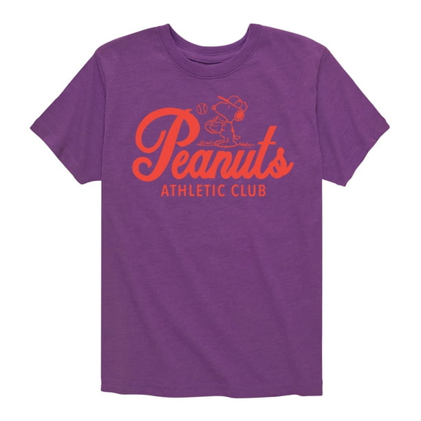 Peanuts Athletic Club Toddler And Youth Short Sleeve Graphic TShirt