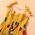 thumbnail image 3 of CHUANK Robe Arc-en-Ciel pour Bébés Filles Princesse Sans Manches Col Halter Tutu de Plage Robe d'Été, 3 of 5